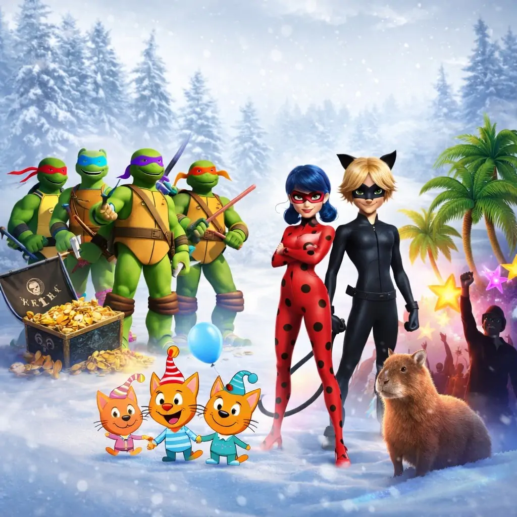 Открытые анимации в «Бушидо Парке «Тренды Пати»